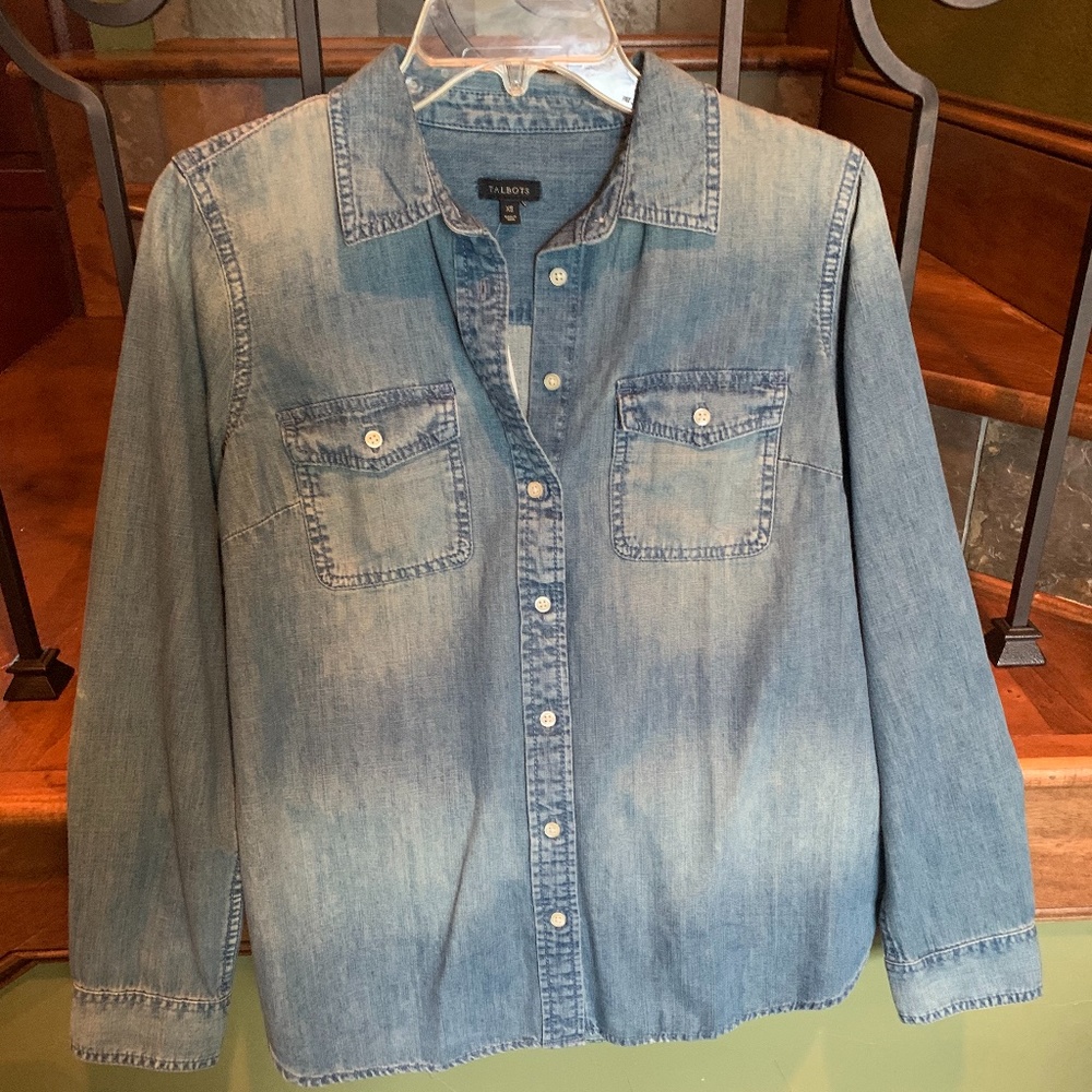 Talbot's denim shirt NWT